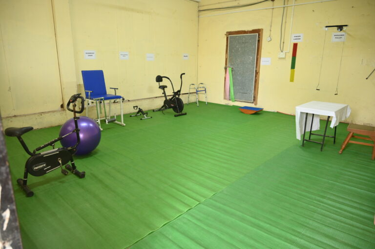 Physiotherapy practical session